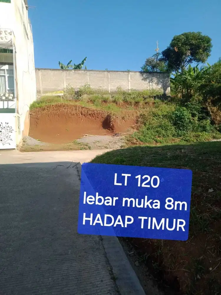 Tanah murah siap bangun SHM di Cipageran kota cimahi