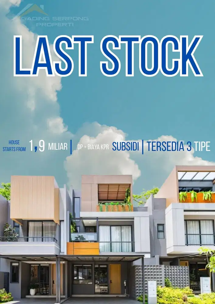 Promo DP Cicilan Ringan Sinarmasland Last unit! 2m Termurah Bsd City!