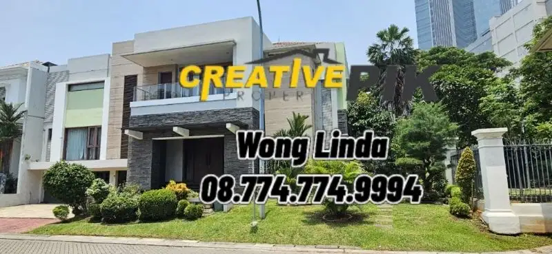 FOR SALE RUMAH HOEK PIK 1 FURNISH SUDAH RENOV WITH POOL