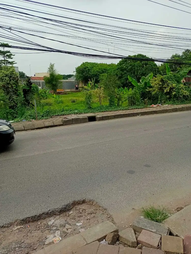 Dijual Murah Tanah 2 Muka Di Pinggir Jalan Raya Cipondoh