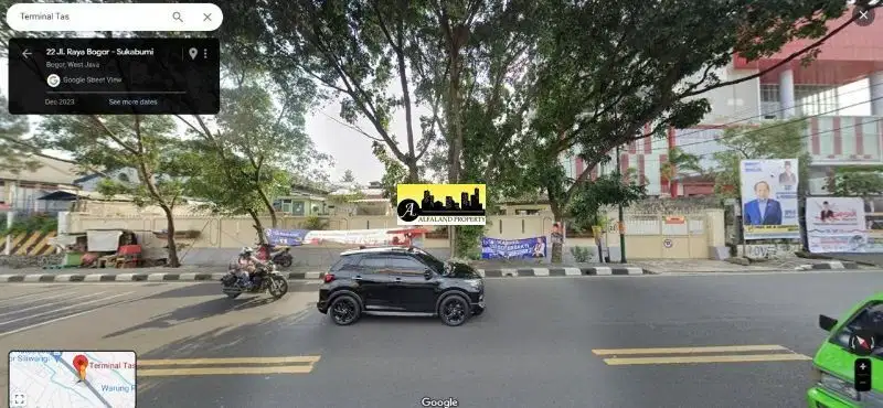 DIJUAL TANAH DI JALAN RAYA TAJUR BOGOR LOKASI SANGAT STRATEGIS