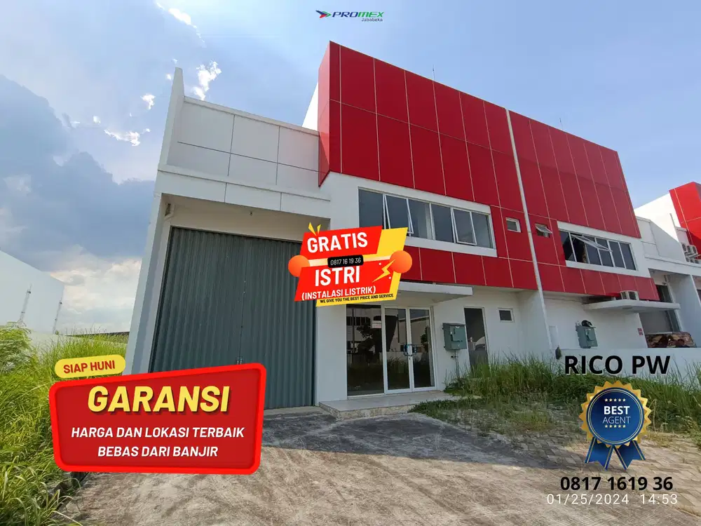 TOB Gudang Pabrik Kawasan Industri Jababeka Cikarang Produksi Logistik