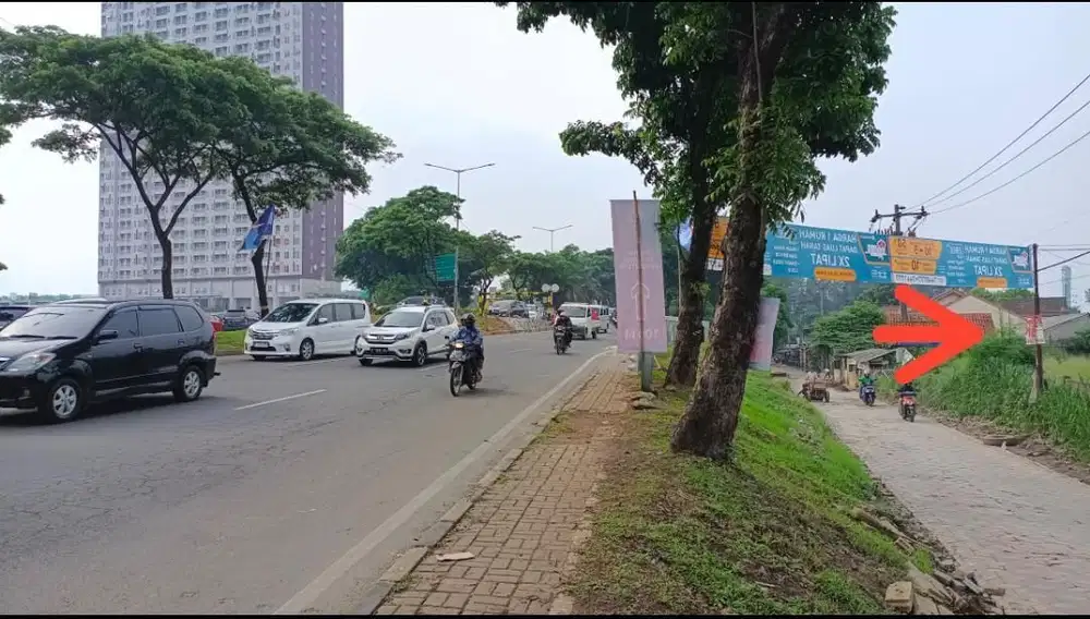 DIJUAL LAHAN DKT STASIUN KRL RAWA BUNTU dan TOL BSD, TANGERANG SELATAN
