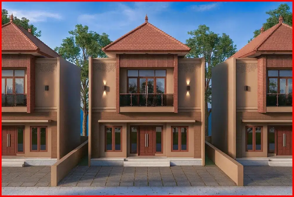 Dekat Kampus UII, Rumah Jogja di Jl. Besi Jangkang Model Bali Style