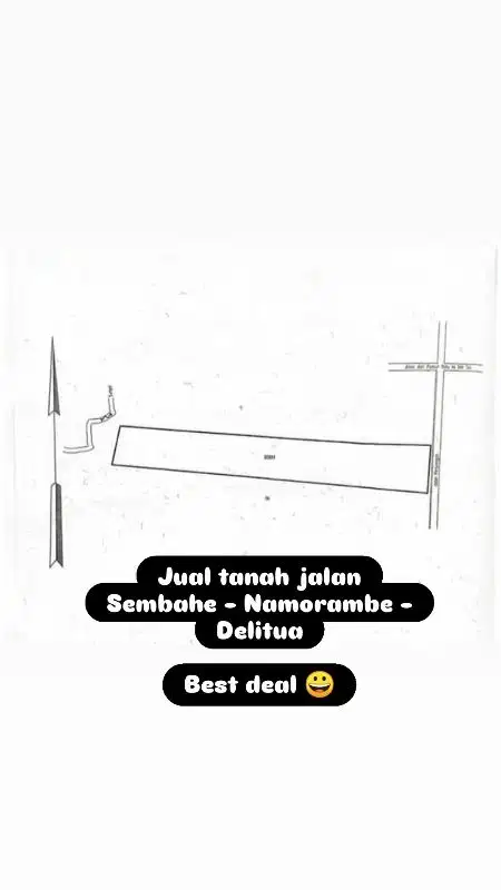Jual Tanah Sembahe - Namorambe  - Deli Tua