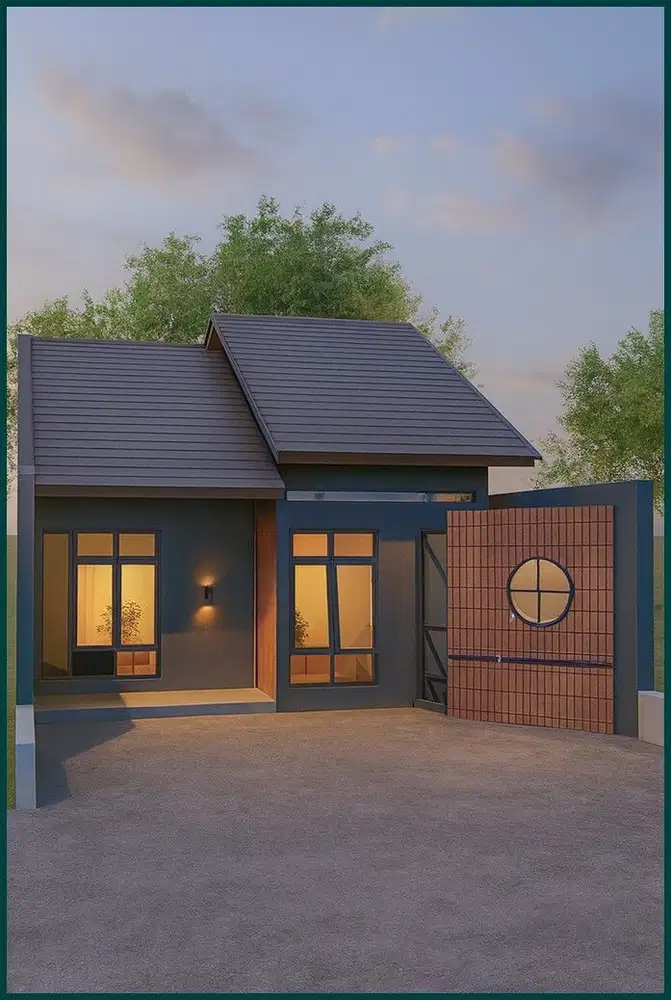 Gaya Arsitektur Japandi Type 50, Rumah Murah Jogja di Kulon Progo