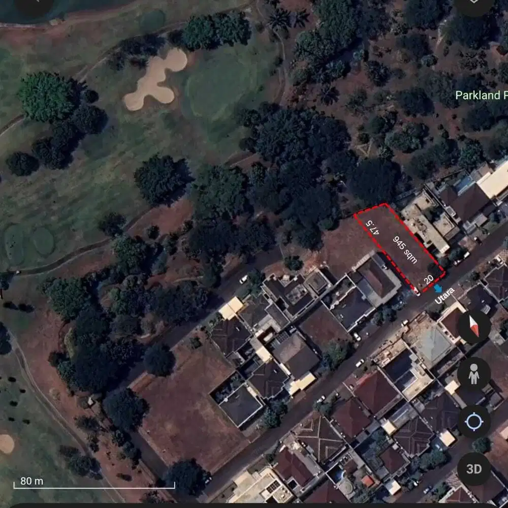 Dijual kavling Crown Golf ,Gading Serpong