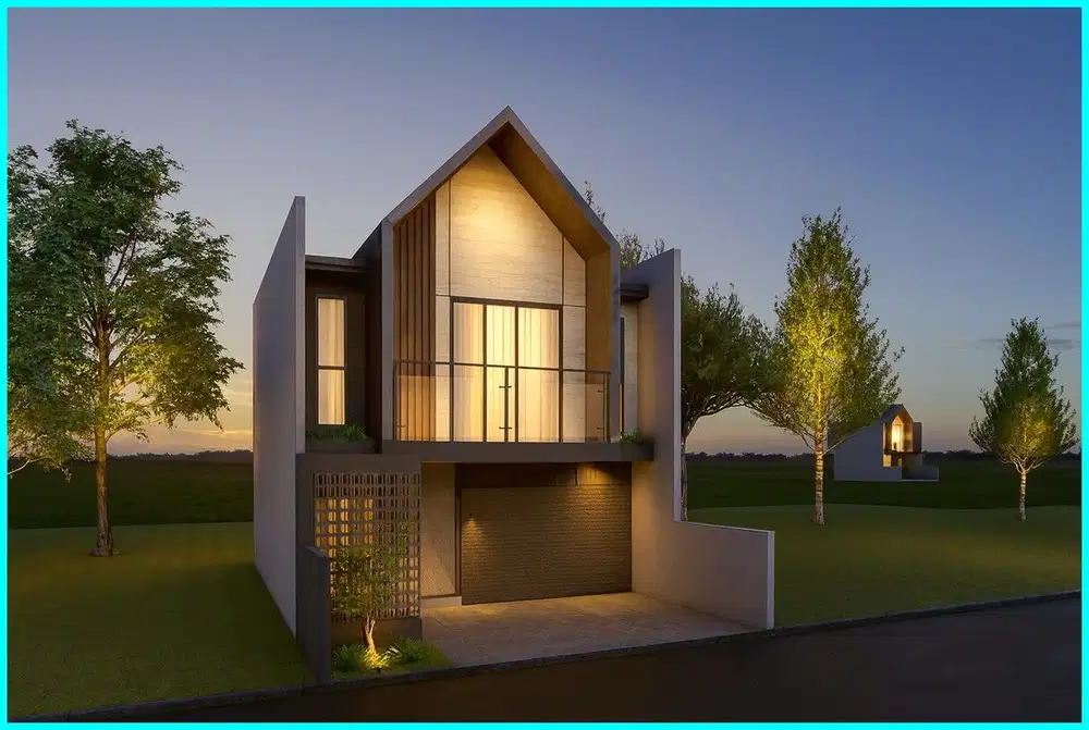 Dekat Kampus UII, Rumah Model Scandinavian, Jl. Besi Jangkang