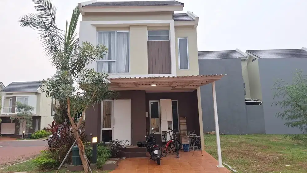 Rumah 2 Lantai Zuma Village BSD Tangerang, Full Include AC & Kitchen Set