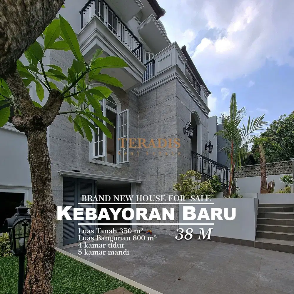 FOR SALE KEBAYORAN BARU BRAND NEW HOUSE