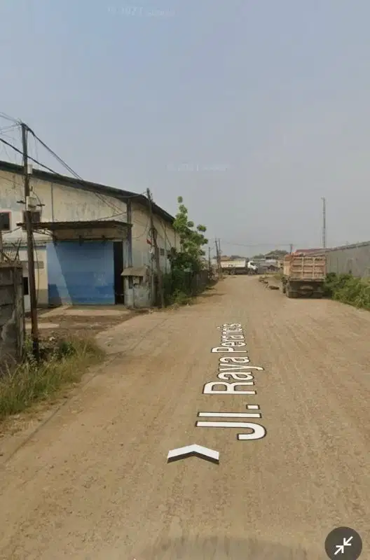 Tanah Pergudanga   jalan  utama Raya perancis, kosambi dekat PIK 2