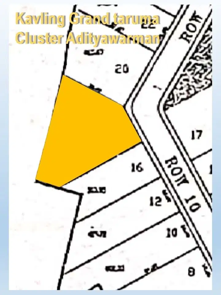 Kavling Grand Taruma 570m2 di Cluster, Agung Podomoro Karawang Barat