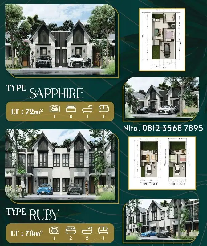 Rumah Kota Malang Dekat Kantor Terpadu FREE BIAYA & BONUSNYA