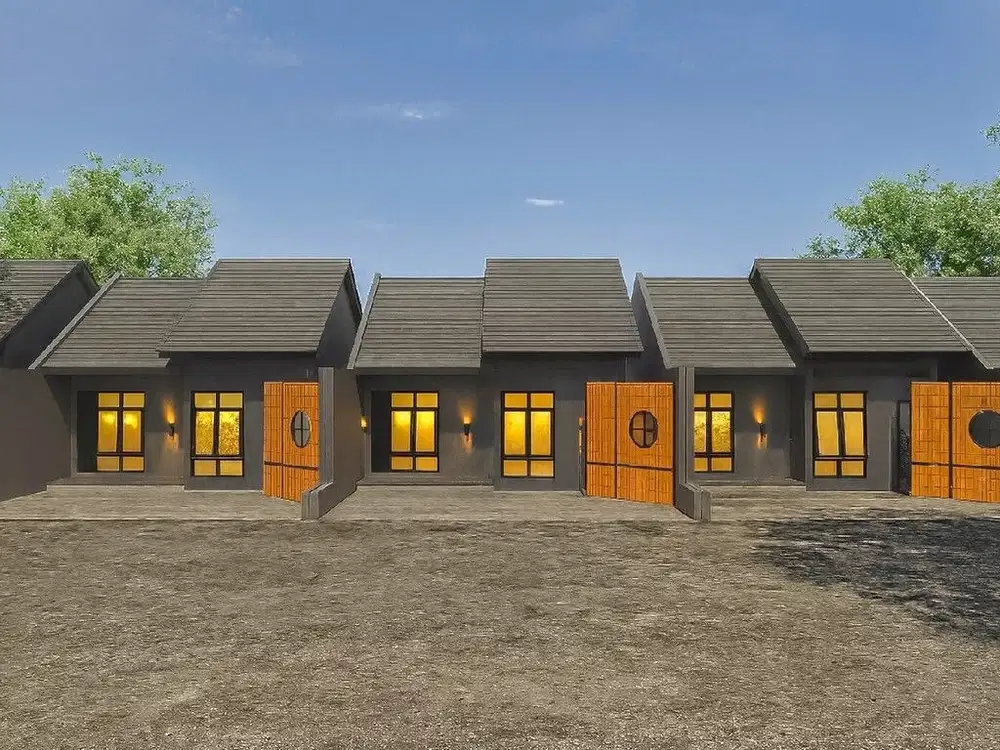 Jl. Setran Sleman, Rumah Jogja Murah Model Japandi Type 65