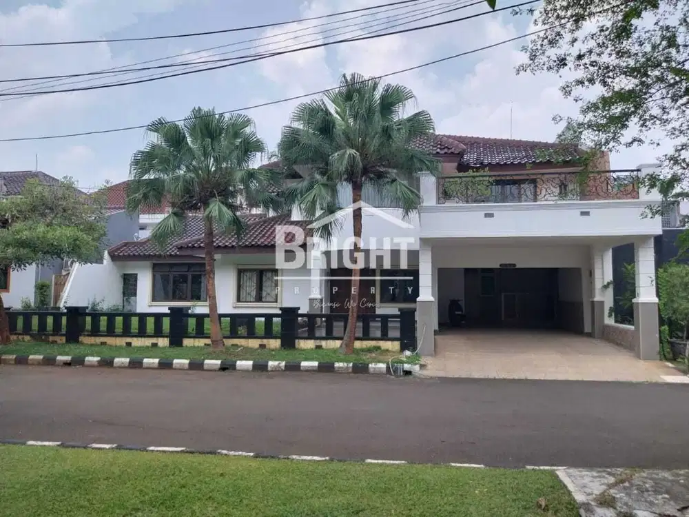 Dijual Rumah Luas Nyaman Depan Taman  di Bintaro Jaya Sektor 7