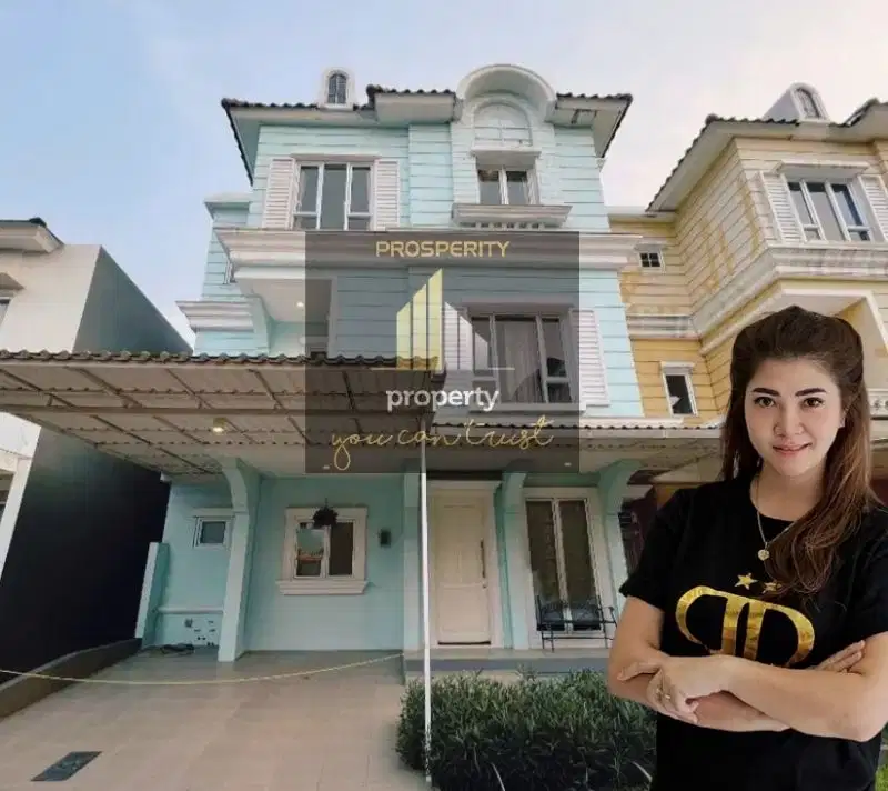 Rumah Cantik 3 lantai Cluster Montana Lokasi Terbaik