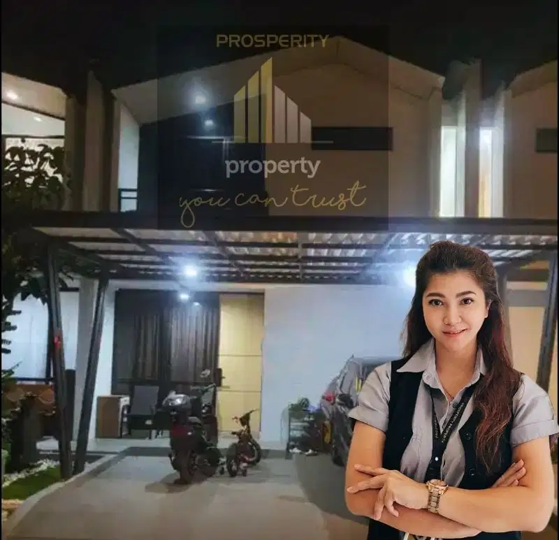 Rumah Cantik Full Renov Cluster Cendana Marq East Karawaci