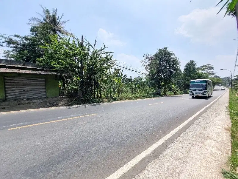 tanah pinggir jalan provinsi cocok buat gudang atau hotel