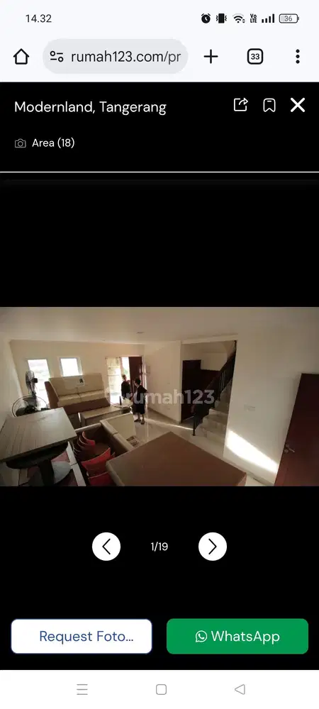 Rumah 2 Lantai Bagus di Neo Pasadena Modernland Tangerang