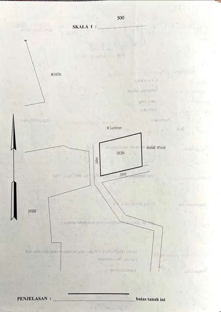 TANAH DKT KAMPUS ITERA BELAKANG REDDORS HNYA 100M DARI JALUR 2 DIJUAL