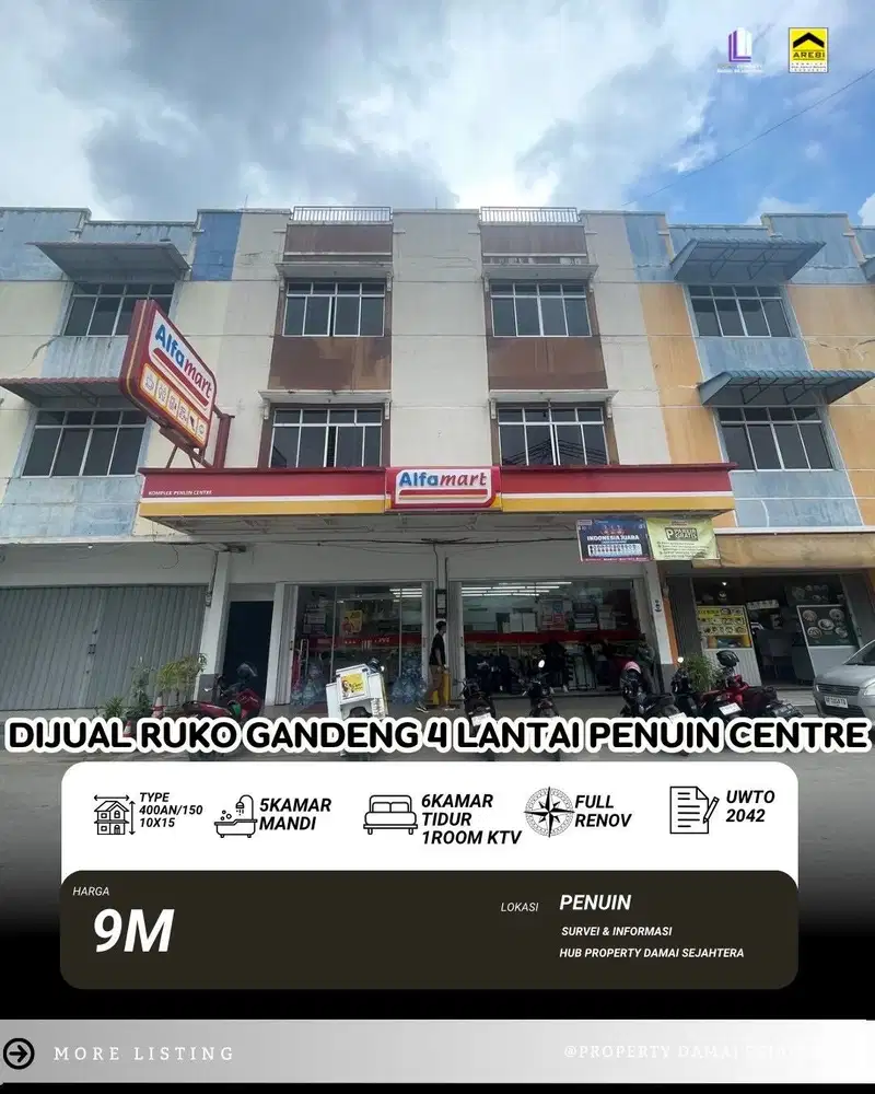 Ruko Penuin Centre 2 unit Gandeng !! Dijual