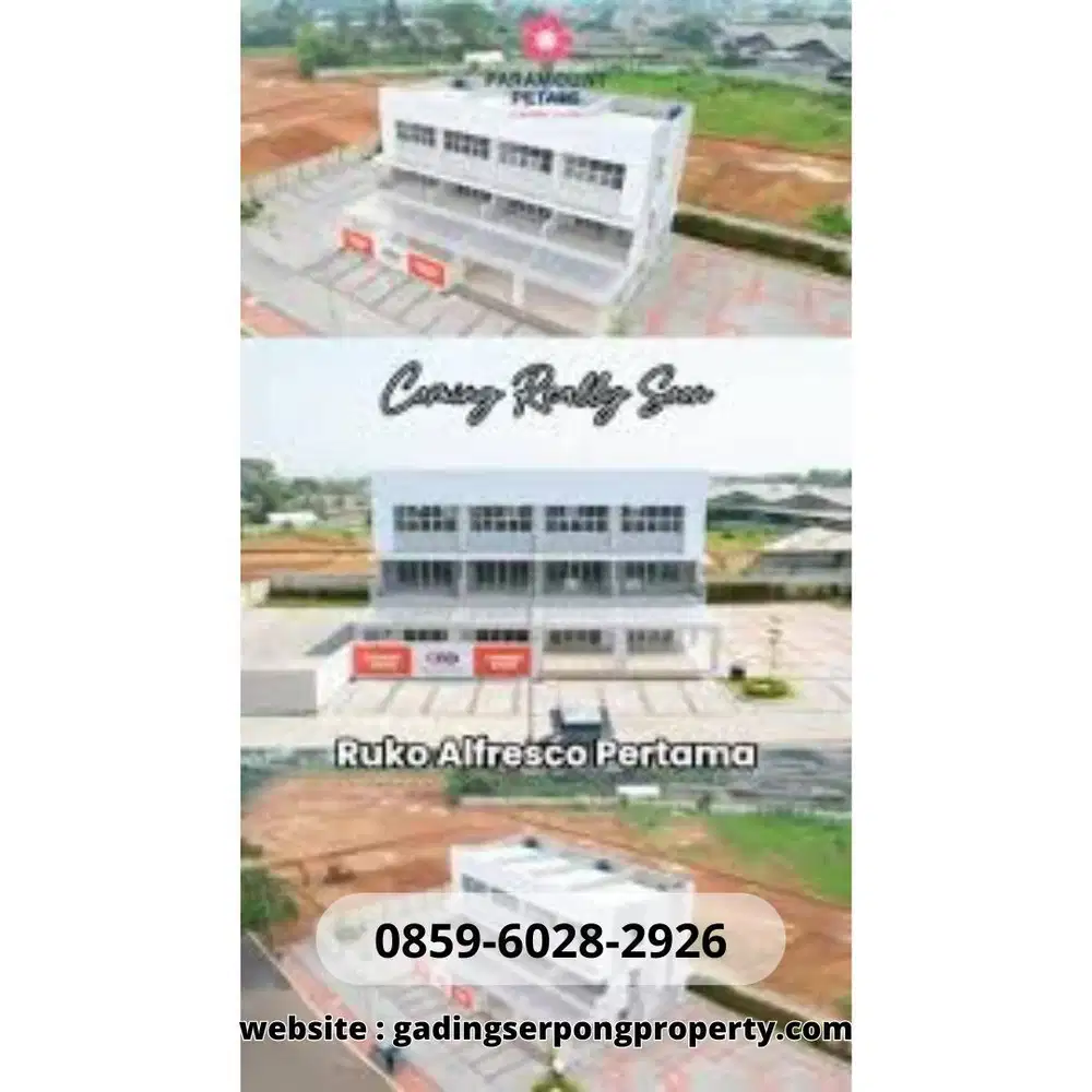 Ruko Gardenia Square New Commercial Area in the Center of South Petals