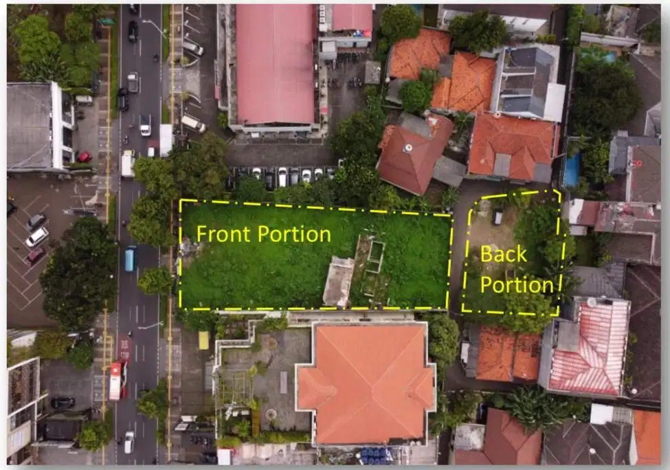 Dijual tanah/kavling di Jl. Kemang Raya, Jakarta Selatan