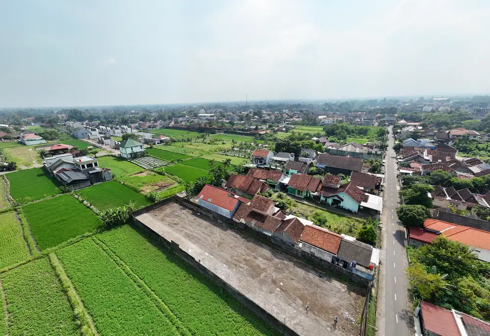 Tanah di Jl Kaliurang KM 8 Tepi Aspal Dekat UGM