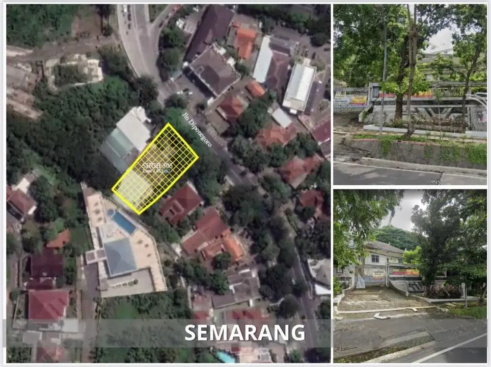 Di Jual, Tanah Kavling di Jl. Diponegoro No. 7. Kota Semarang.