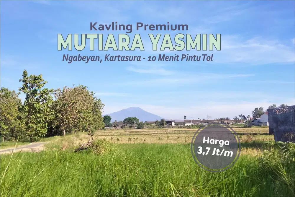 Kavling Ngabeyan Kartasura, 450 Jt-an, 10 Menit Pintu Tol Banyudono