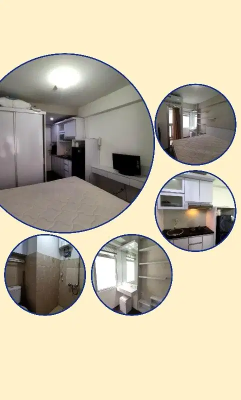 apartemen green bay Pluit studio furnis lepas tahunan