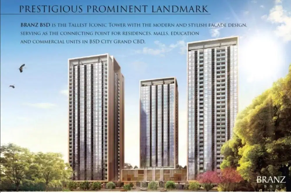 Apartment The Branz BSD , Tower C ( East Tower )