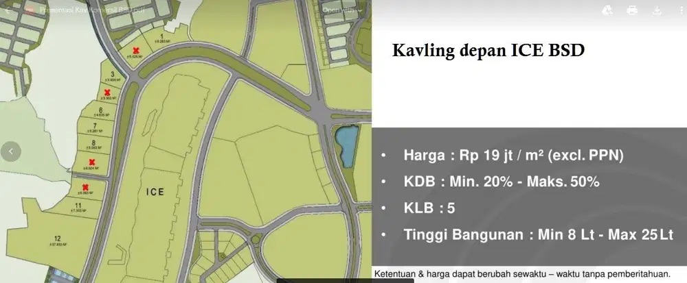 PROMO 2023 Kavling Komersiil ICE BSD- Serpong
