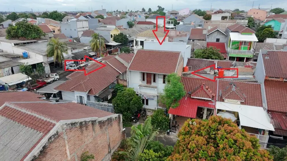 Rumah Komplek Perumahan Permata Depok Dekat Stasiun Citayam