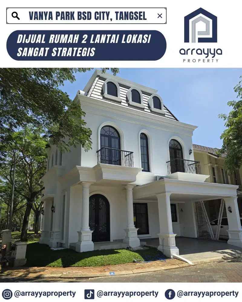 RUMAH MEWAH CLASSIC MODERN CLUSTER VANYA PARK BSD ,GLB103,