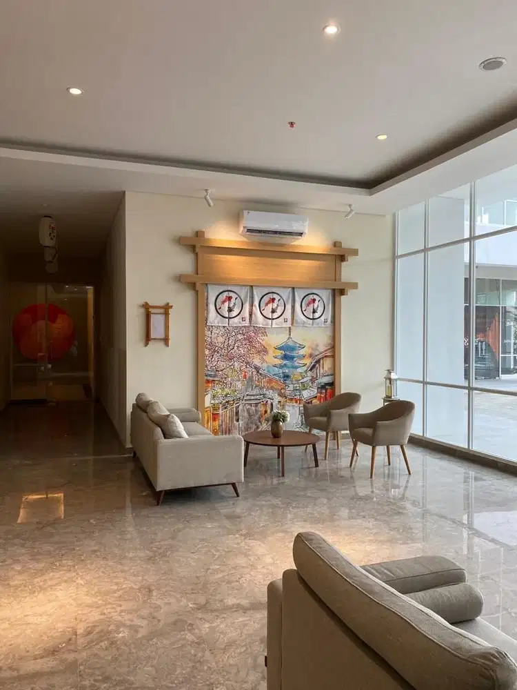 Apartment Studio Selangkah ke Stasiun Cisauk Unit Baru Gres