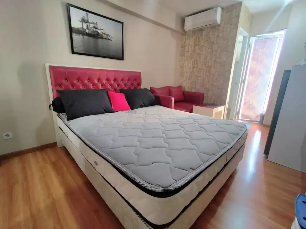 Studio Furnished Lt. Parket  Siap Sewa Huni Bassura City