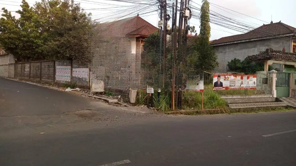 Dijual Tanah Murah 1580 m2 jalan Gunung Salang Denpasar Barat