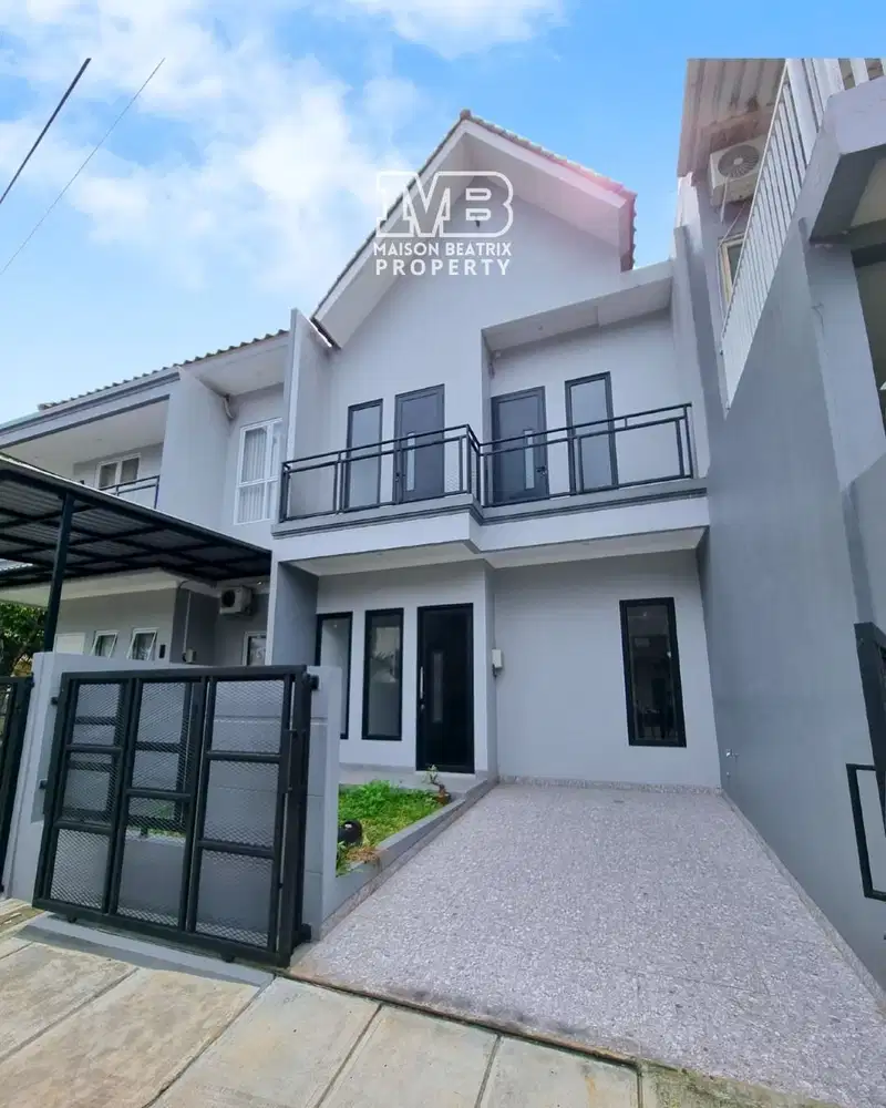 DIJUAL RUMAH BARU 2LT DEKAT DENGAN SEKOLAH DAN TOL, KENCANALOKA BSD