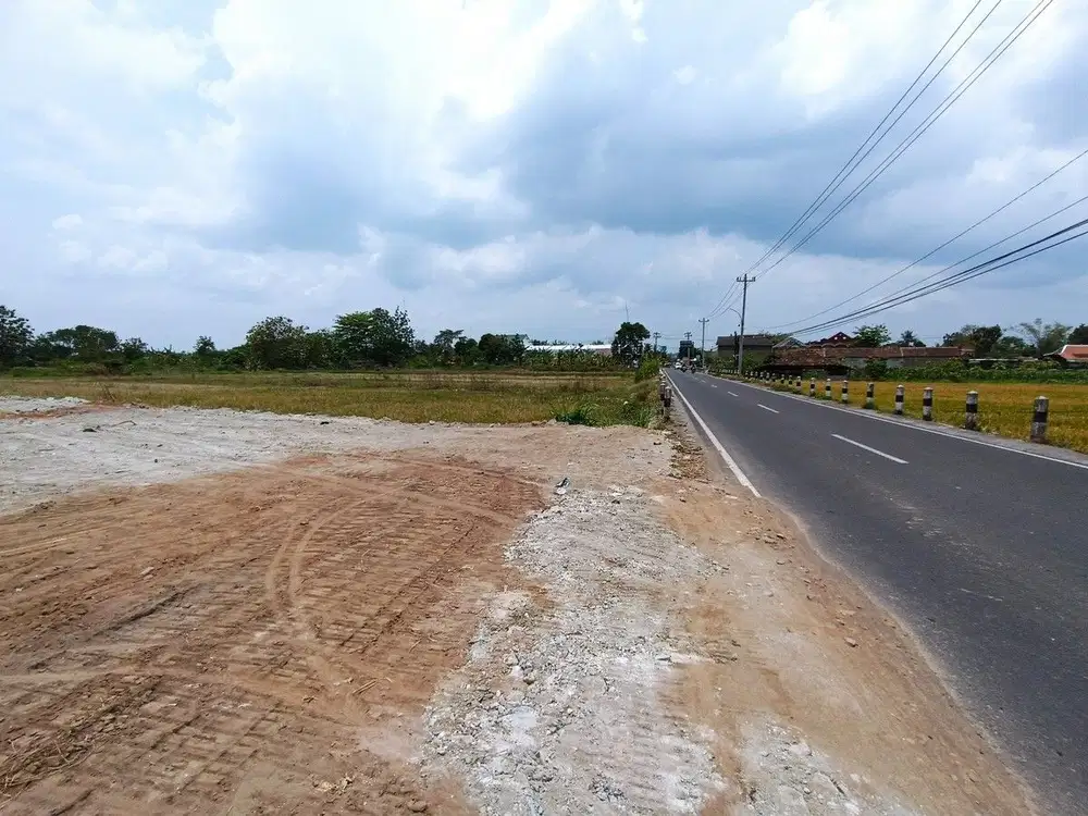 Tanah Murah Dekat Pasar Godean Mangku Aspal