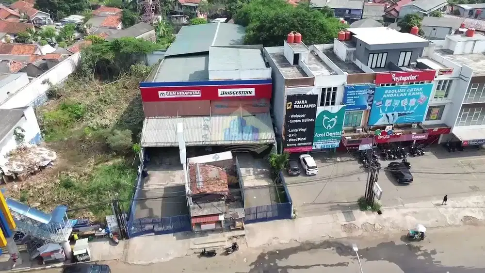 Tanah Dan Bangunan Bengkel di Jalan Raya Serpong - Gading Serpong