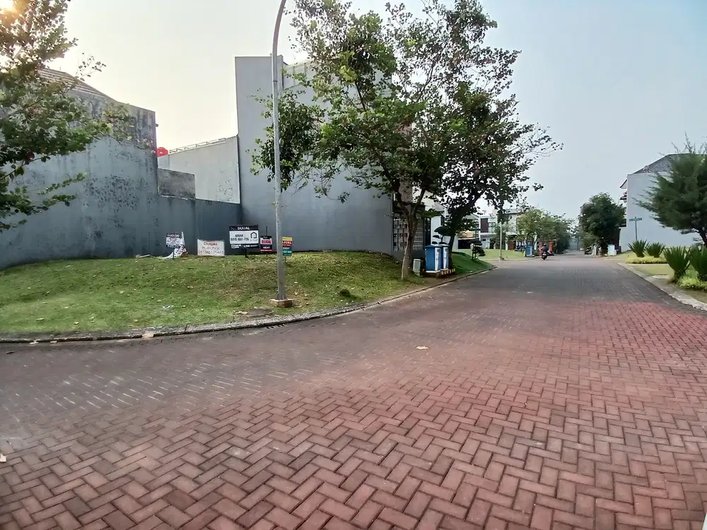 Dijual kavling hook di cluster Kireina Park Nusaloka Bsd