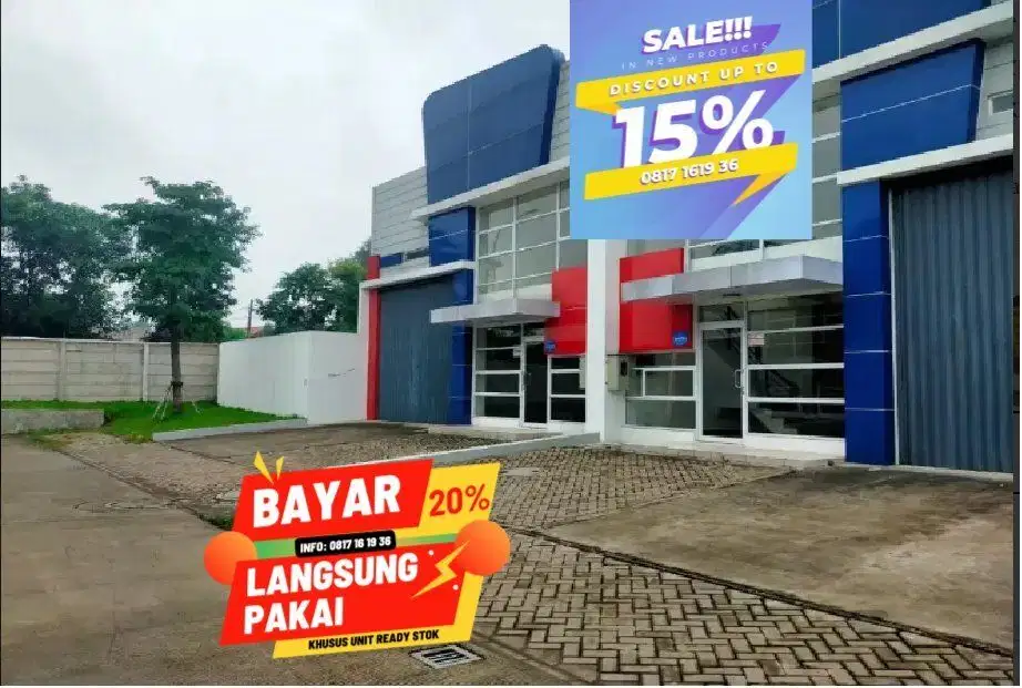 Bizpark gudang lengkap dan terbaik di Jababeka Cikarang Siap Produksi