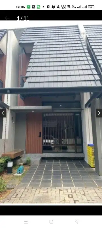 Disewakan rumah di fleekhauz R BSD city Tangerang