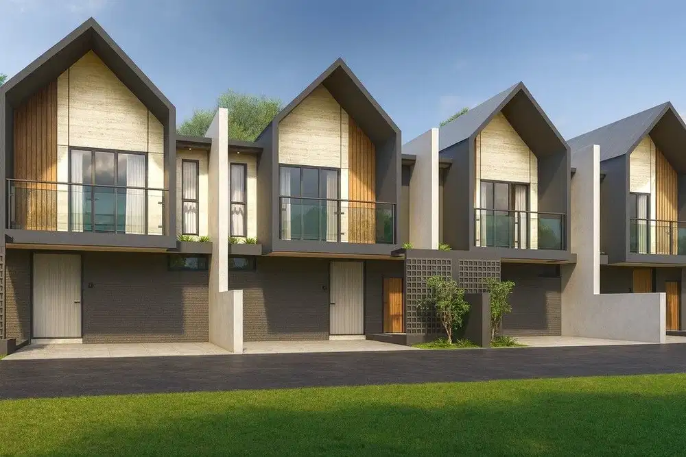 Dekat Jogja City Mall, Rumah Sleman Model Scandinavia ada Kolam Renang