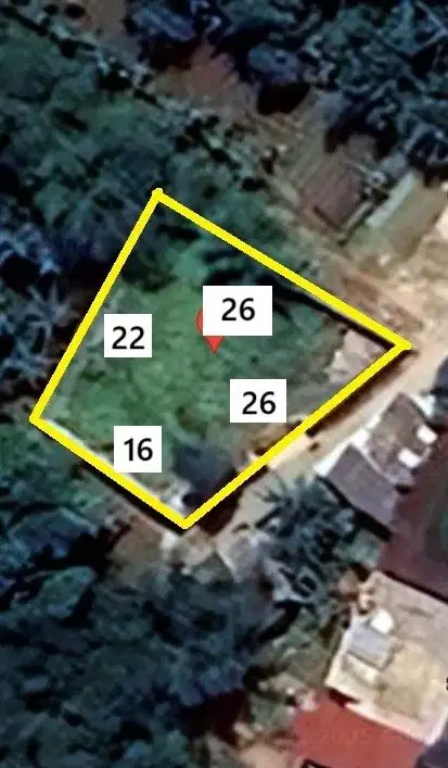 Tanah Murah Akses Mobil Sudah Pagar Keliling Permanen Dekat Kecamatan