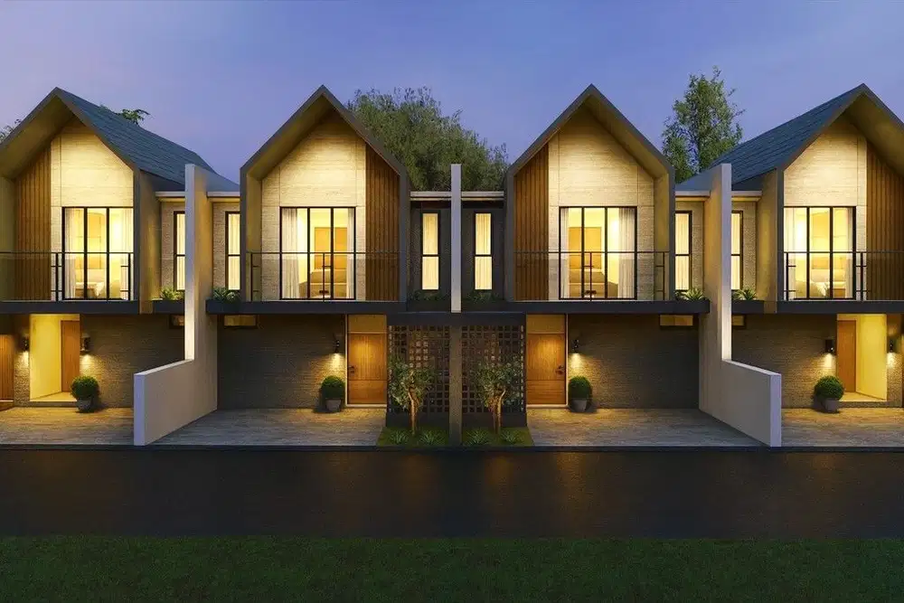 Jl. Plumbon Sleman, Rumah Jogja Model Scandinavia Dekat Pasar Rejodani