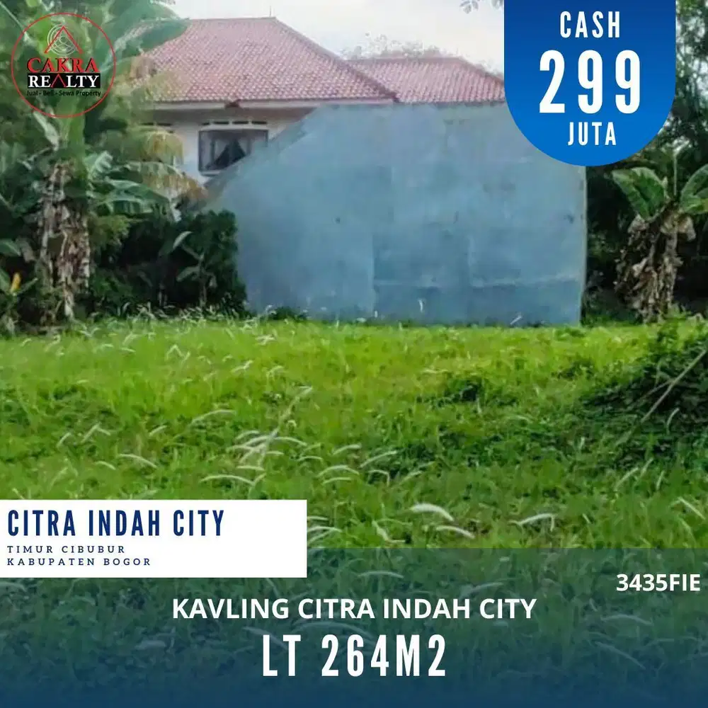 Dijual tanah kavling dicitra indah city bogor kavling siap bangun