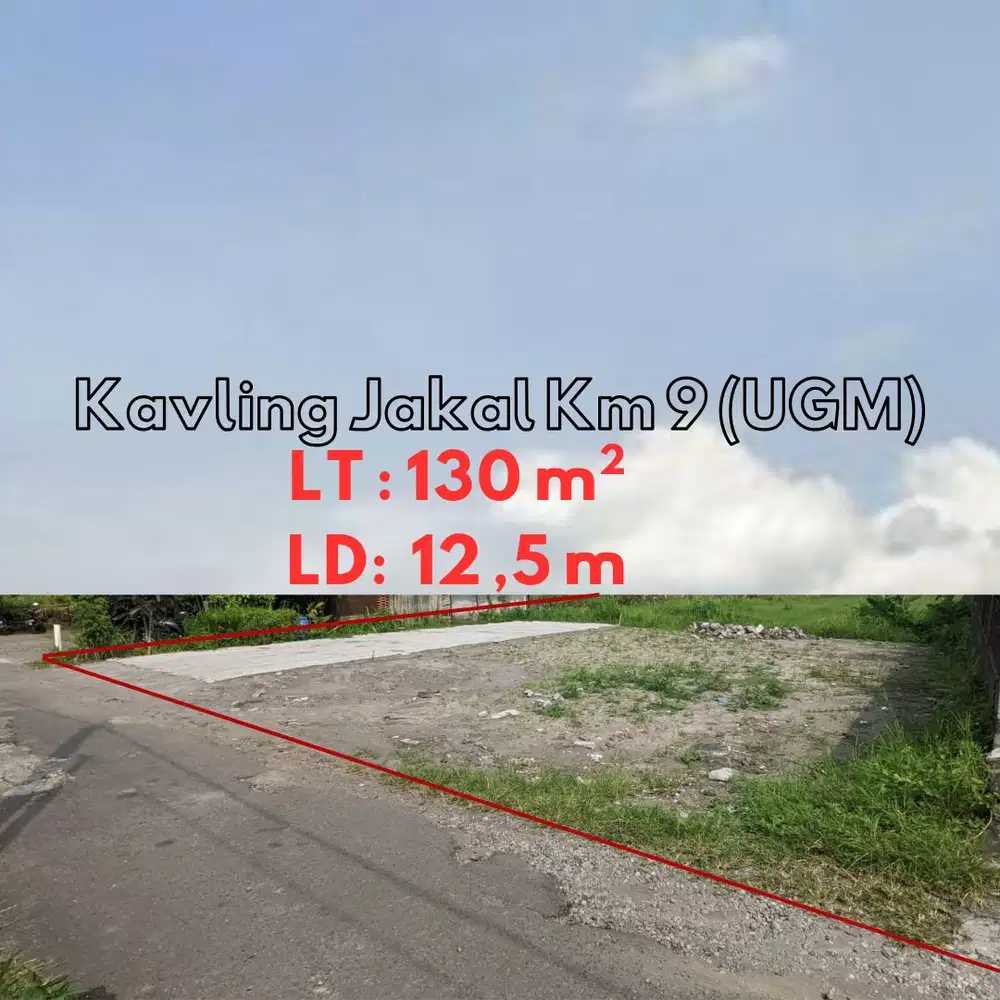 Kavling Strategis area Jl Damai 130 m²