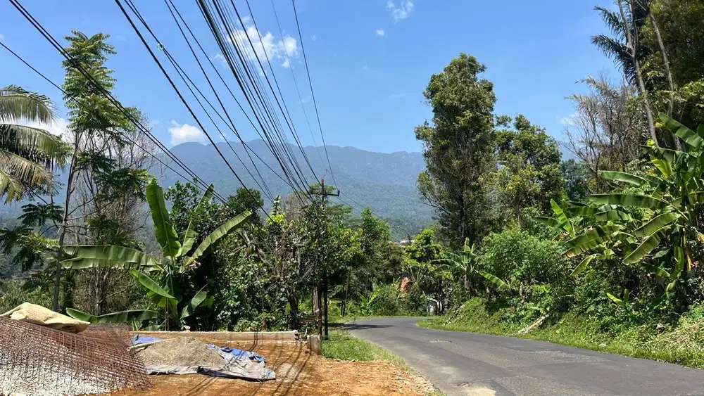 Tanah + Bangunan Pinggir Jalan Raya Wanayasa Purwakarta Dijual Murah